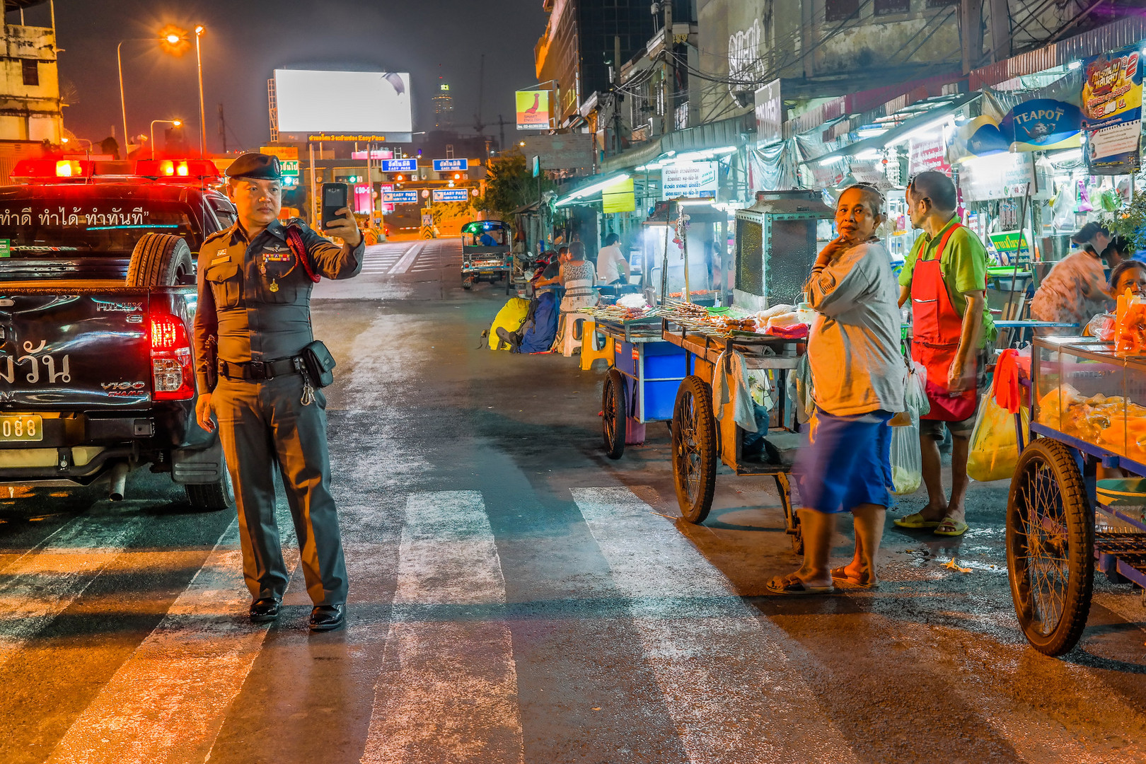 Polizist in Bangkok
