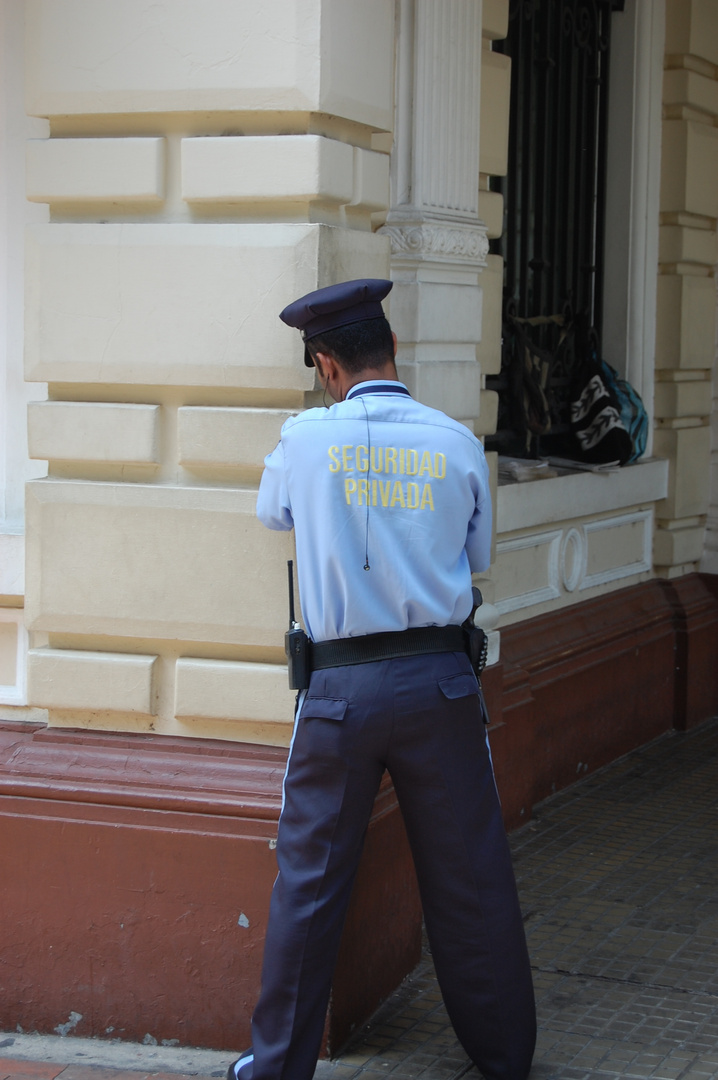 Polizist in Catagena