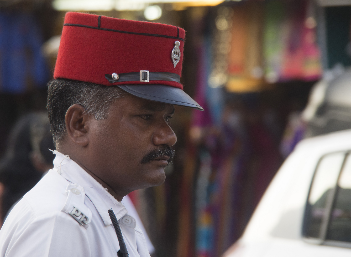 Polizist in Pondicherry