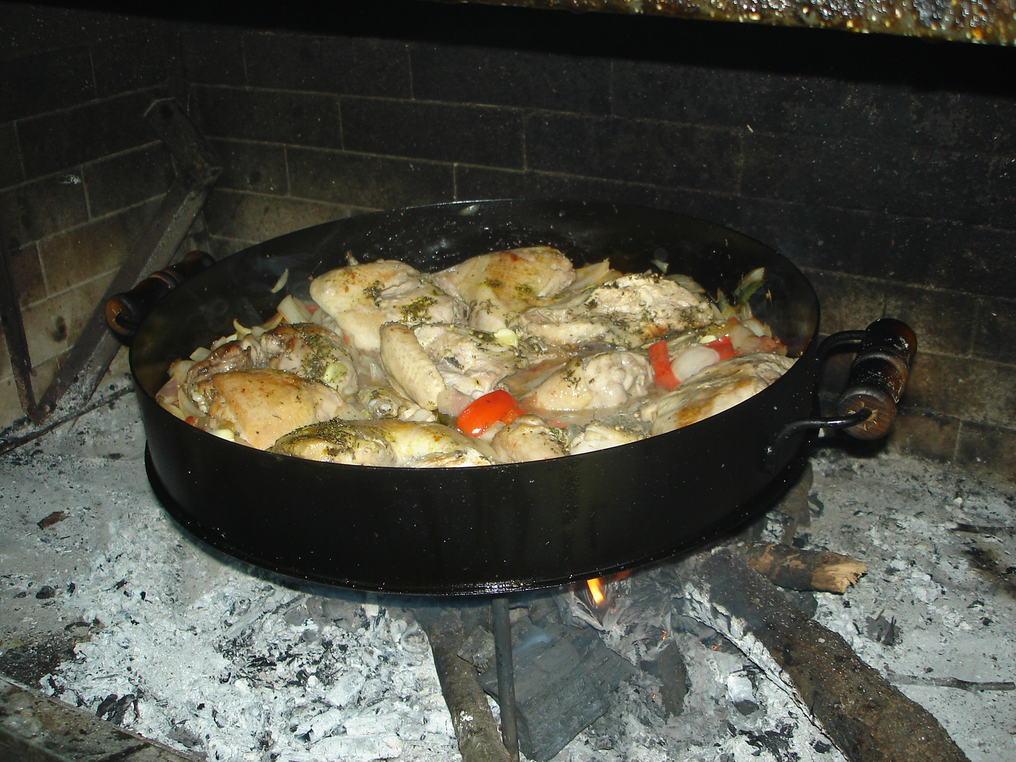 pollo al disco de arado Argentina