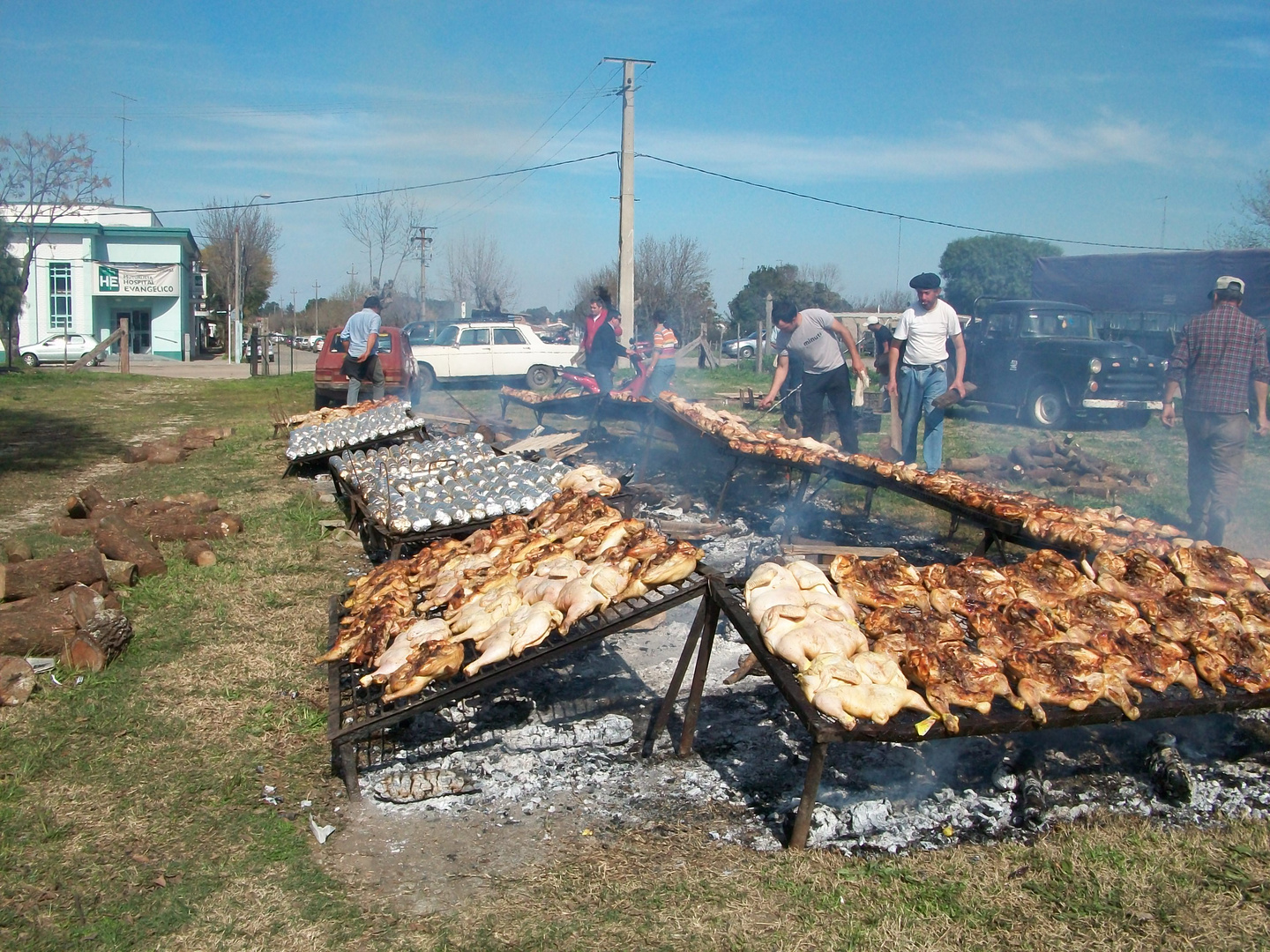 Pollos a las brasa