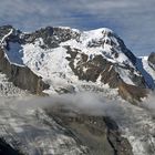 Pollux, Breithorn und Kleinmatterhorn...