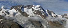 Pollux, Breithorn und Kleinmatterhorn...