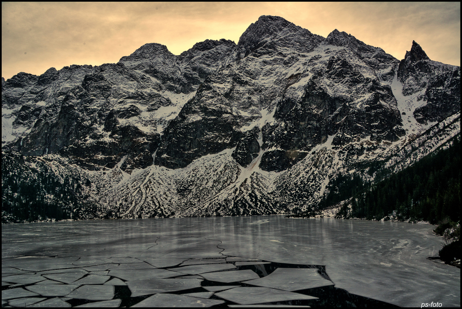 polnischen Bergen-Morskie Oko