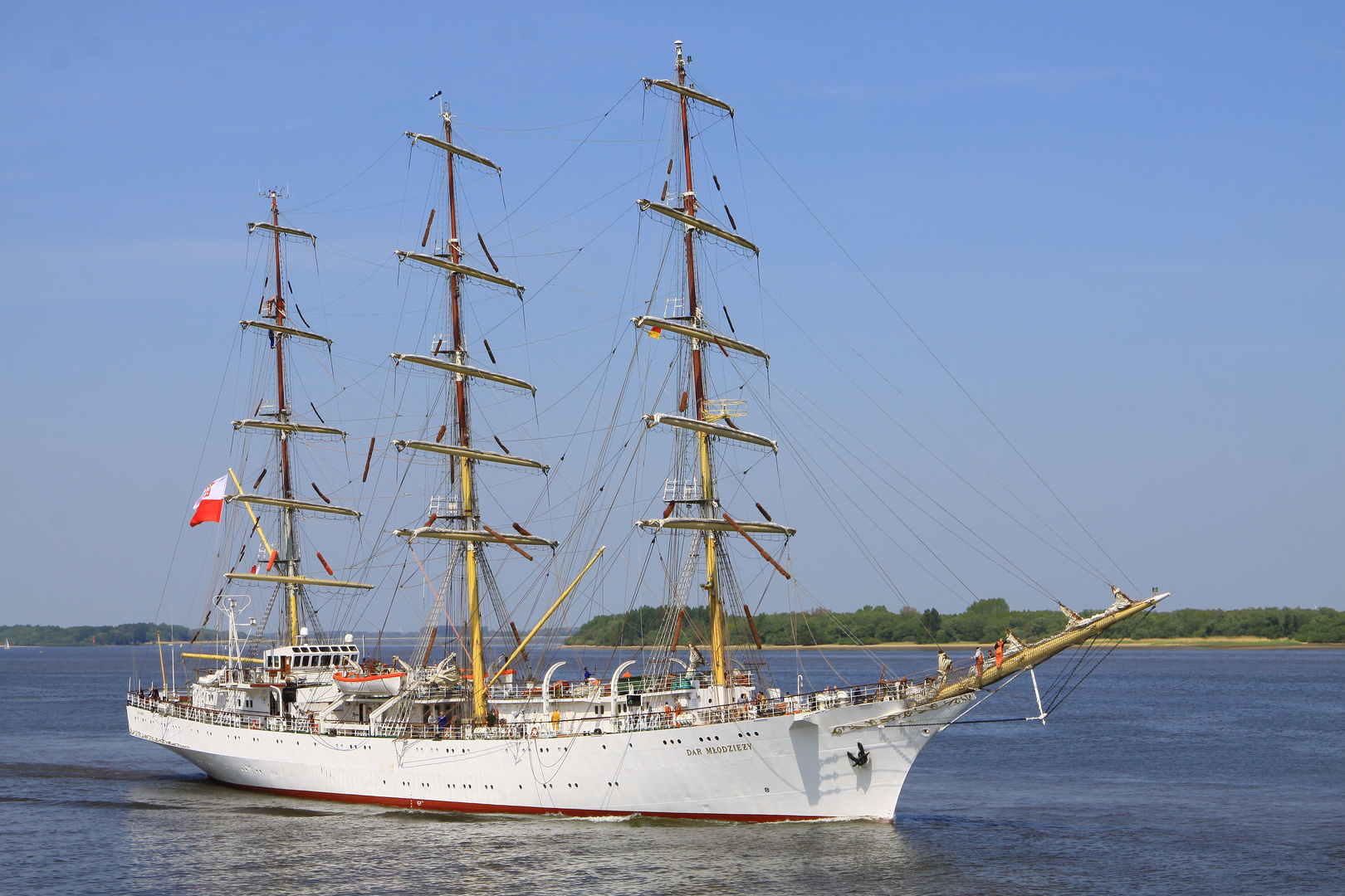 Polnisches Segelschulschiff