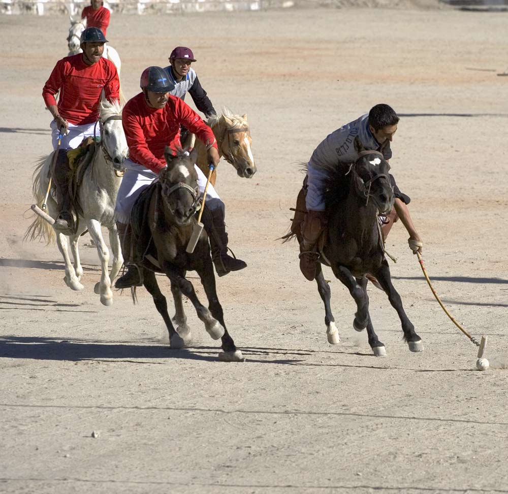 Polospiel in Leh / Ladakh