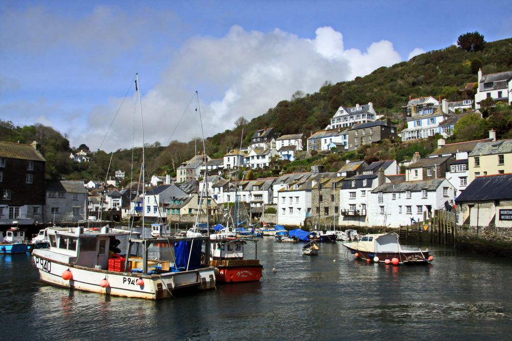 Polperro, der Hafen