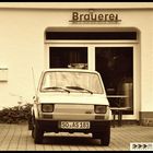 Polski Fiat an Altenrüthener Landbierbrauerei