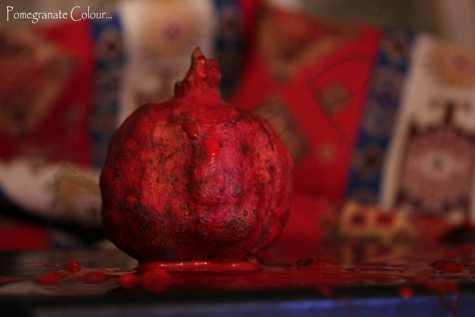 Pomegranate Colour...