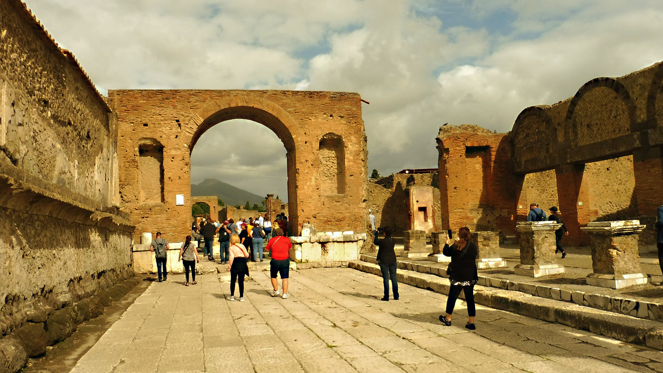 Pompei mit Vesuv Foto & Bild europe, italy, vatican city, s marino