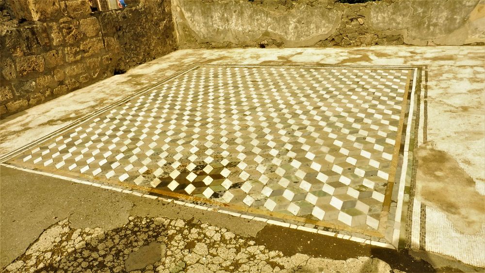 Pompei Mosaikboden