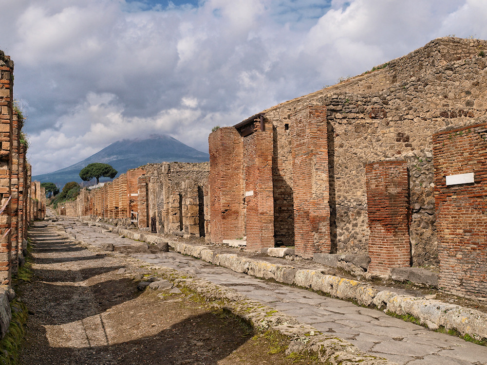 Pompei und Vesuv