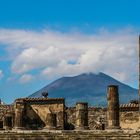 Pompeii and the Vesuvius.