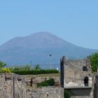 Pompeji, im Hintergrund der Vesuv