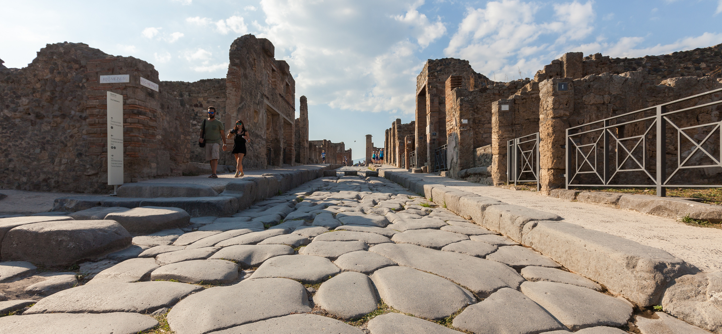 Pompeji; mal dirket auf der Straße gehen