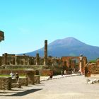 Pompeji mit Aussicht auf den Vesuv