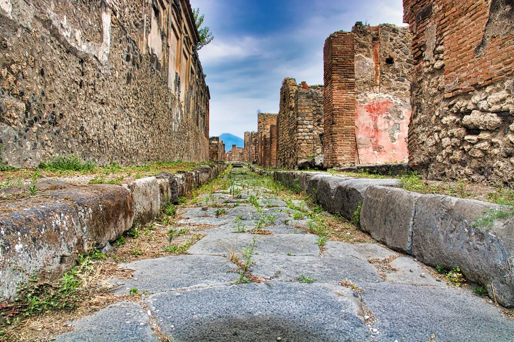 Pompeji: Strasse Richtung Verderben