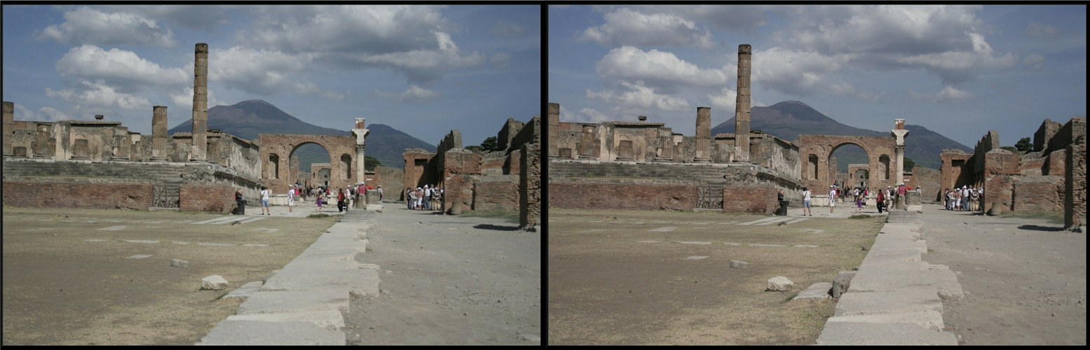 Pompeji Vesuvio 3D
