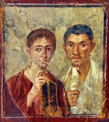 Pompeji - Wandgemälde eines Paares