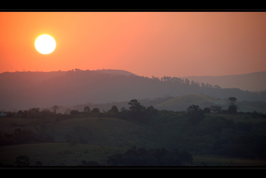 Pondo sunset