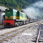 Ponferrada - Villablino railway. Northern Spain.