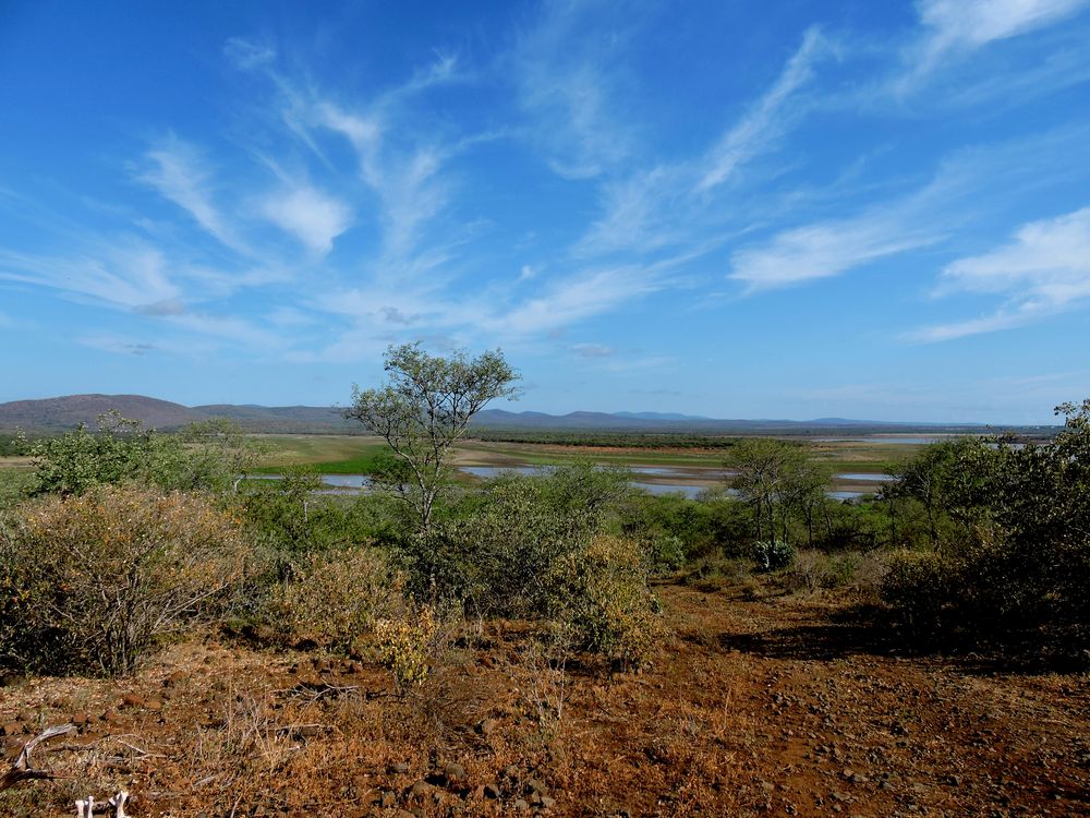 Pongola-Fluß ist hier zu sehen