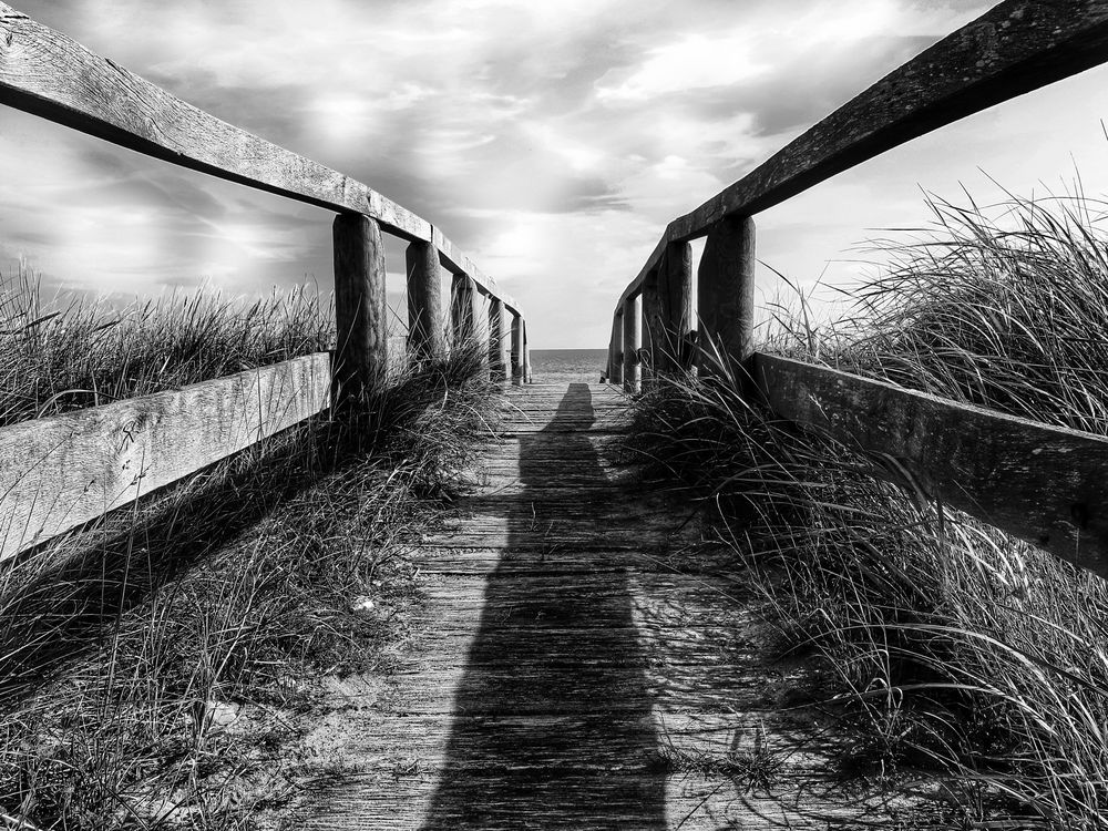 Pont à la plage