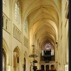 Pont-à-Mousson (Meurthe-et-Moselle, F), Église Saint-Martin, Blick aus dem Chor in das Mittelschiff