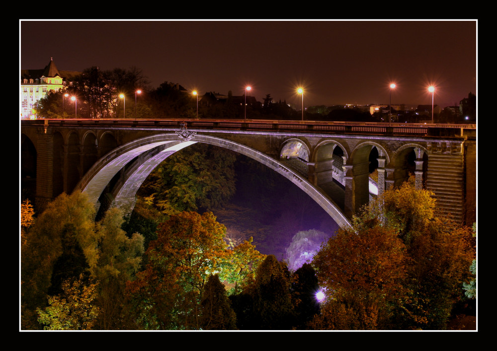 Pont-Adolphe , Luxemburg ... by night!