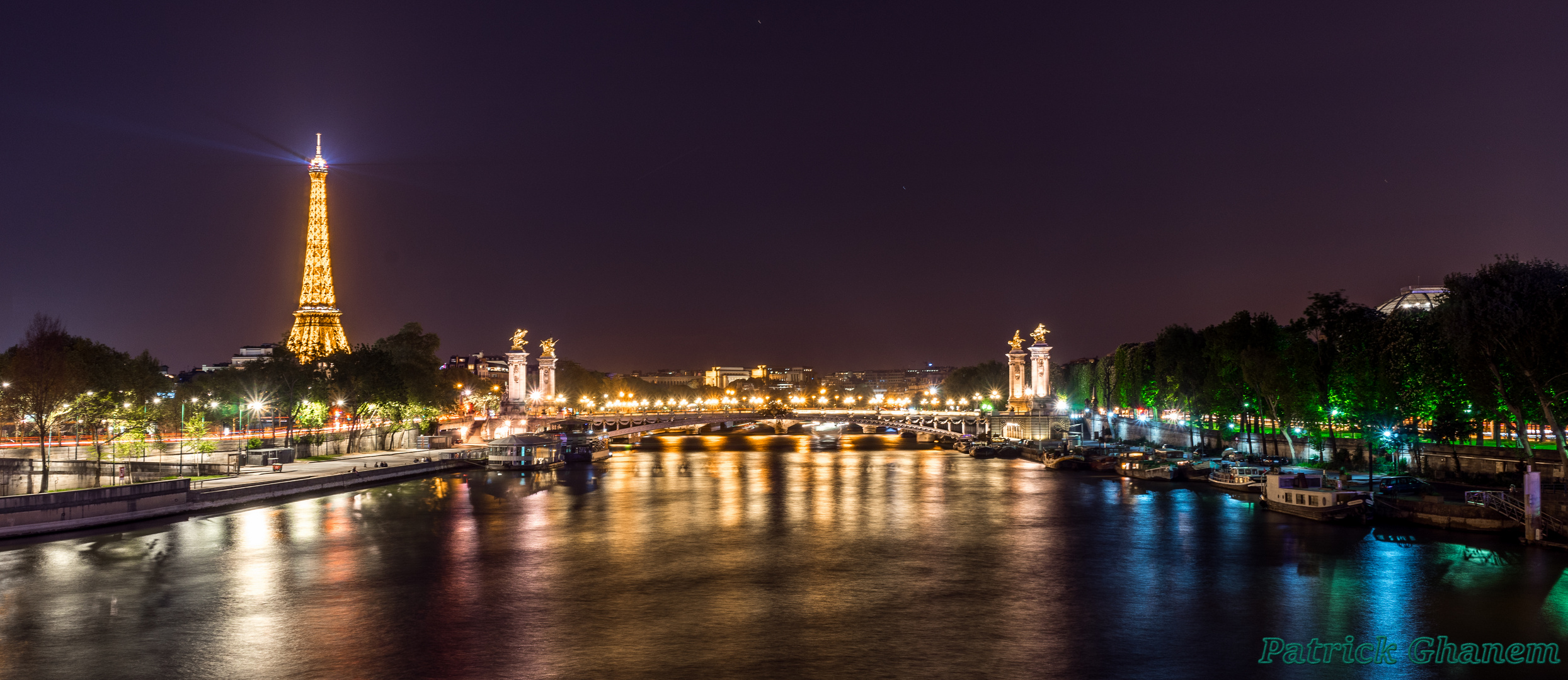 Pont Alexandre iii avec la dame de fer 