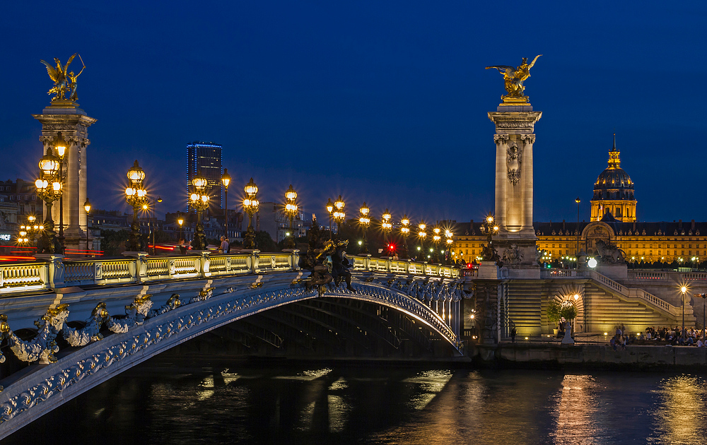 Pont Alexandre III bei Nacht Foto & Bild | europe, france, paris Bilder