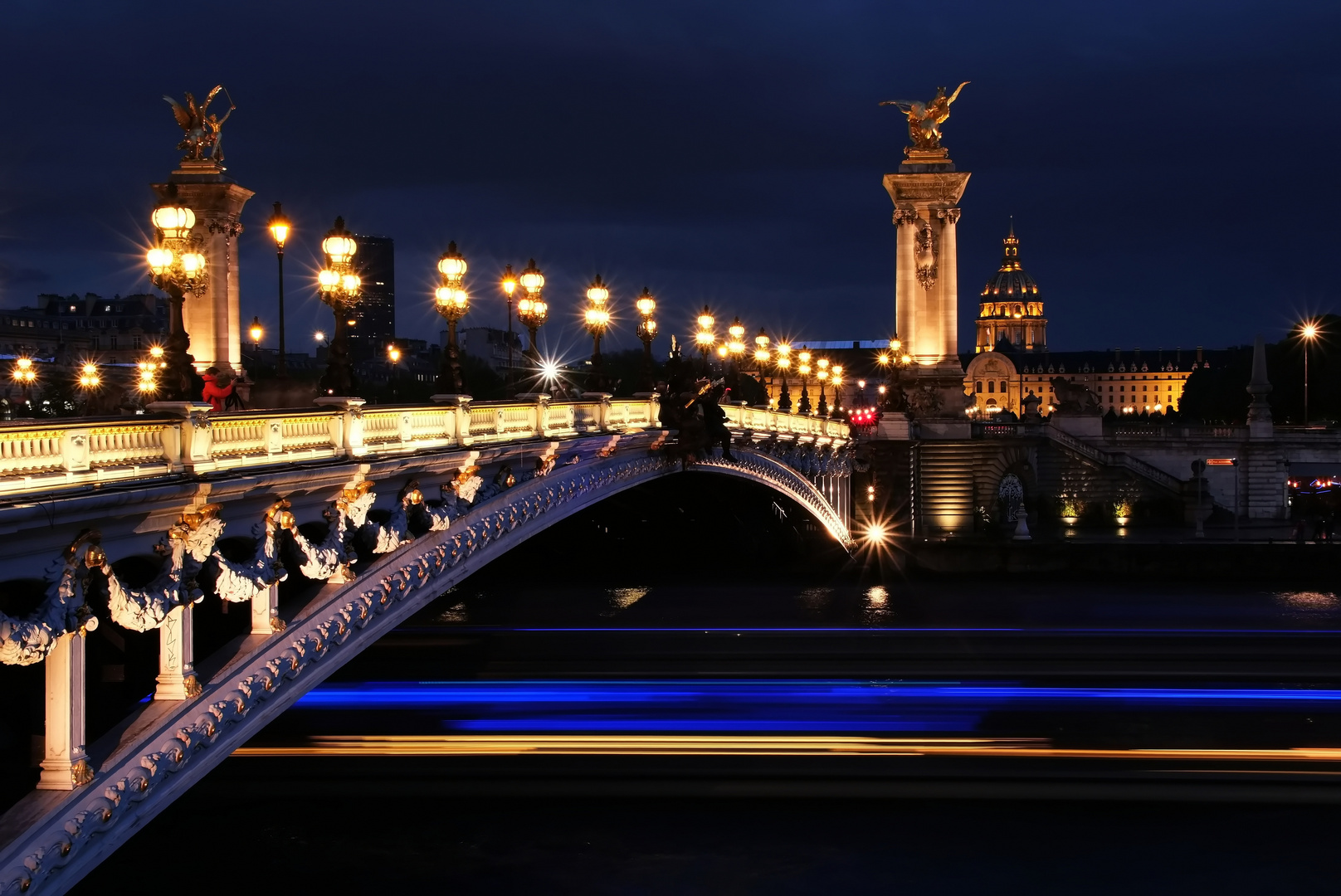 Pont Alexandre III in blue hour