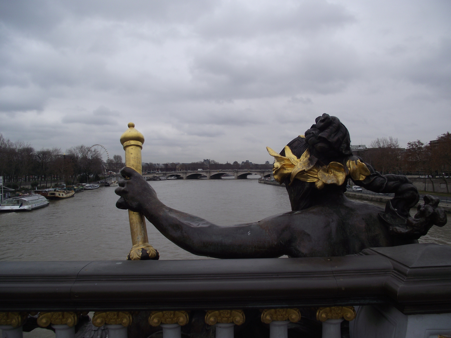 Pont Alexandre III, la Seine