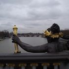 Pont Alexandre III, la Seine