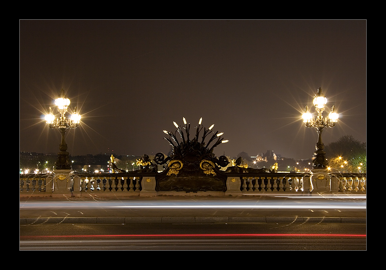 Pont Alexandre III. Nachtmotive