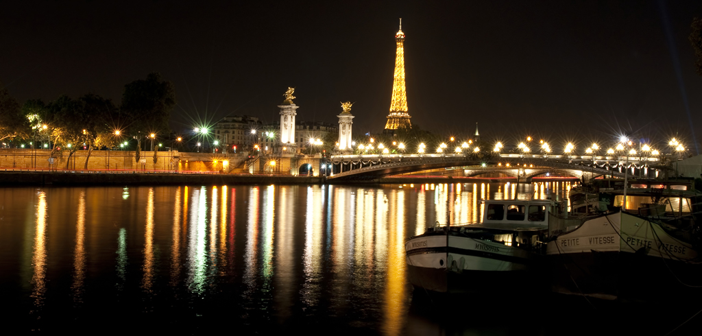 Pont Alexandre III Tours Eiffel