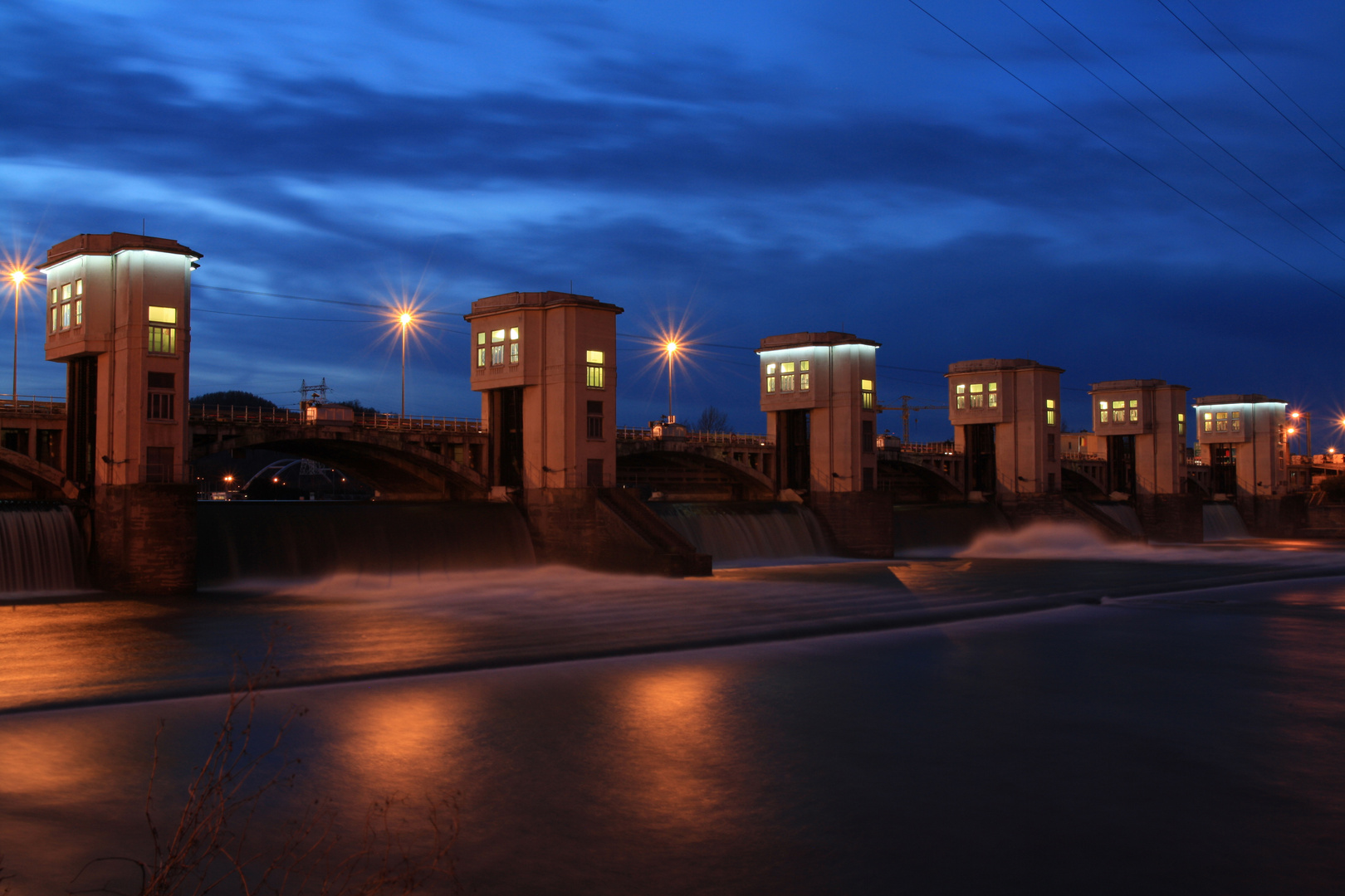 Pont barrage de Monsin/ Maas