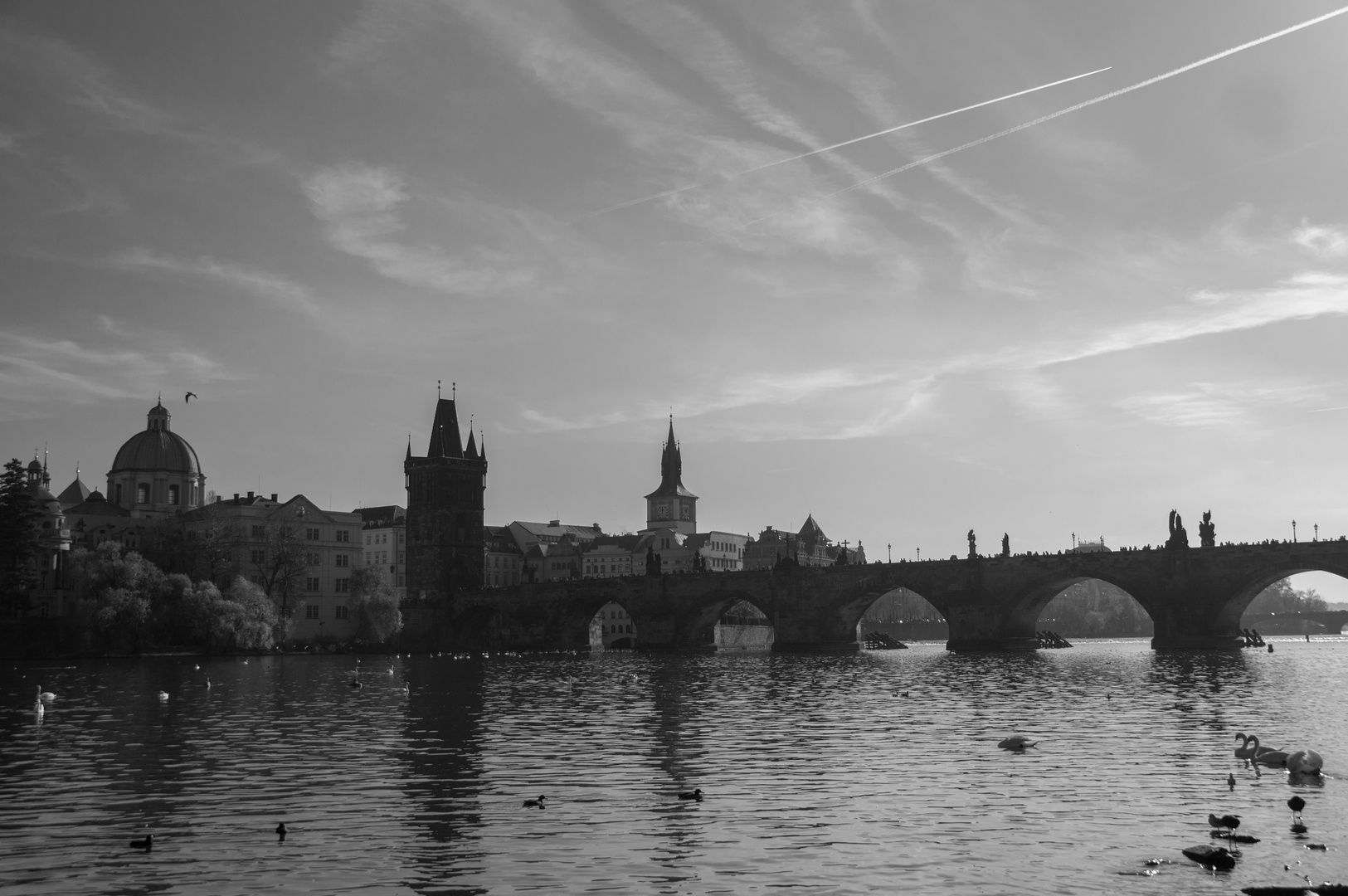 Pont Charles - Prague - NB