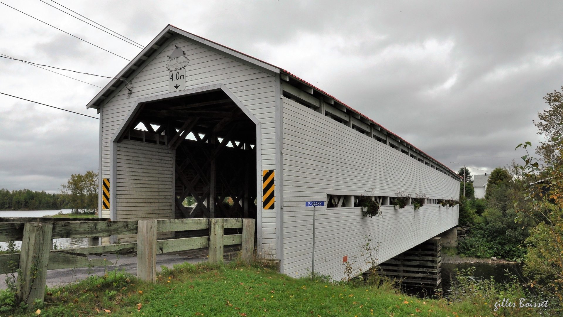 Pont couvert d'Amqui au Québec