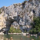 Pont d'Arc à l'entrée des gorges de l'Ardèche, à Vallon Pont d'Arc 