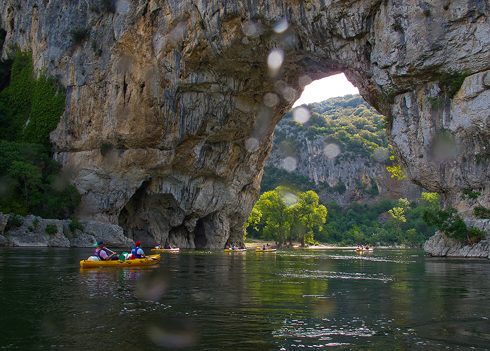 Pont d'Arc in der Gorges de l'Ardèche