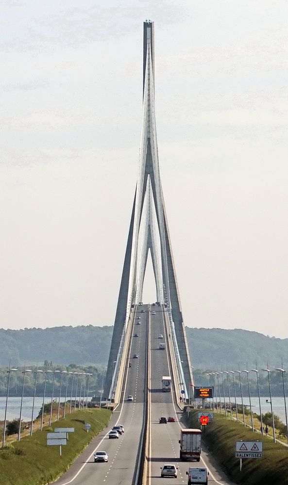 Pont de Normandie bei Honfleur Foto & Bild europe, france, normandie Bilder auf