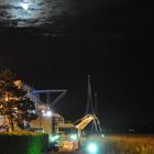 Pont de Normandie eine Minute nach Mitternacht