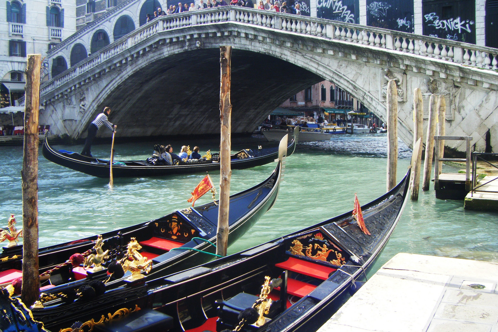 pont de rialto, canale grande, venedig.