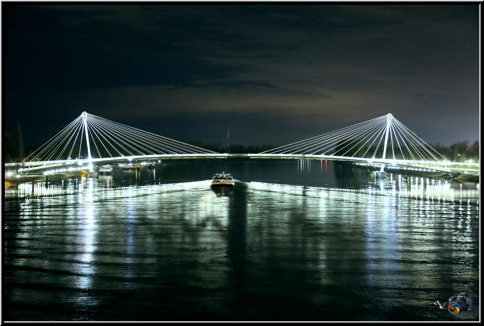 Pont des 2 rives (nacht)