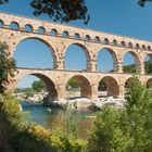 Pont du Gard Aqueduct in Südfrankreich