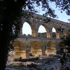 Pont du Gard couchant