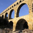 Pont du Gard profil sud ouest