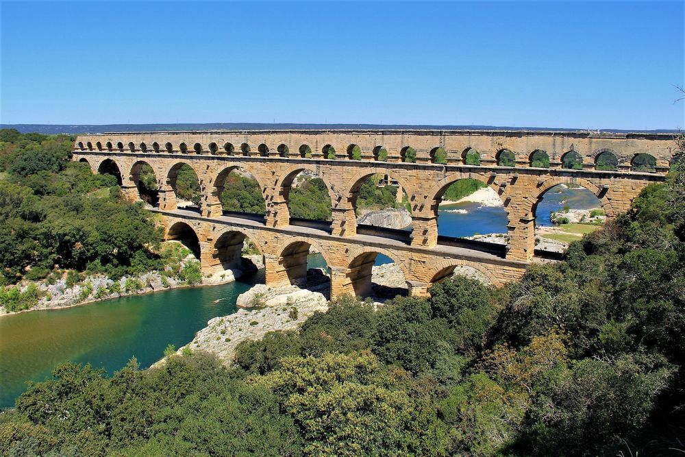 Pont du Gard von oben