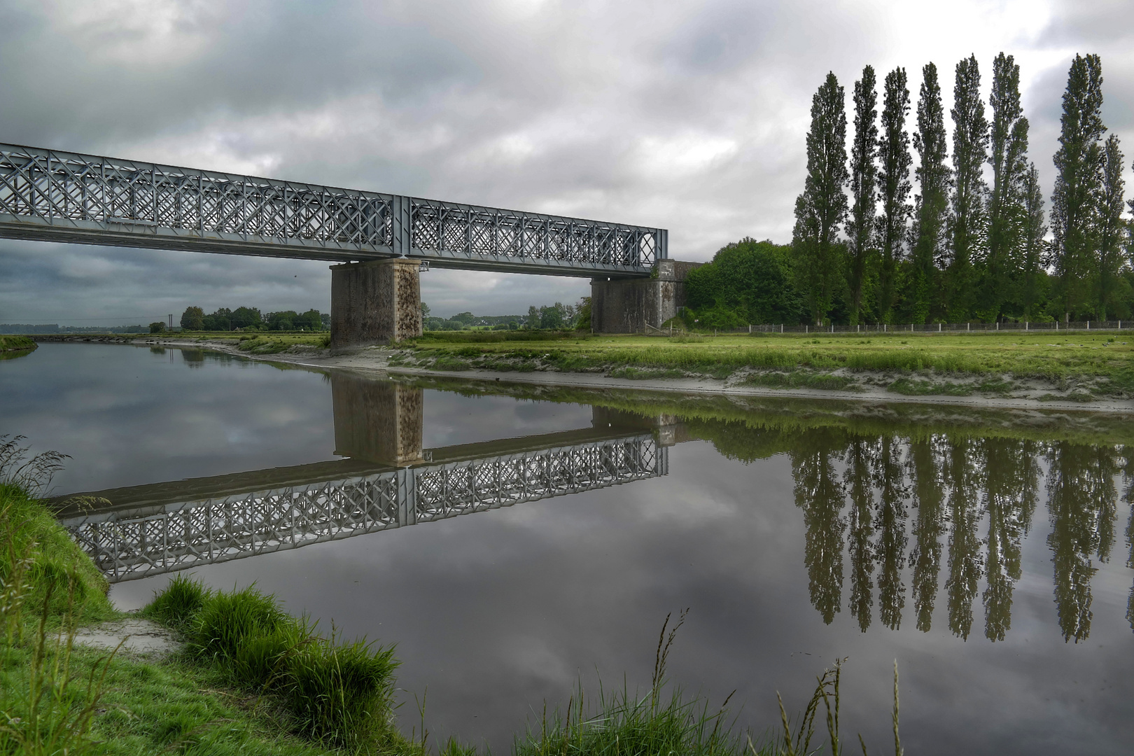 Pont ferroviaire près de Pontaubault 